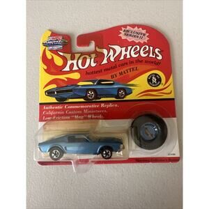 1993 Hot Wheels Vintage Collection Replica 1968 Custom Mustang Rare Blue Color